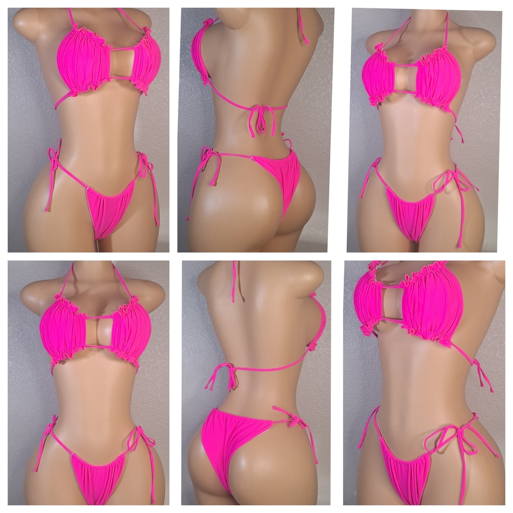 Vibrant Pink Bikini Set